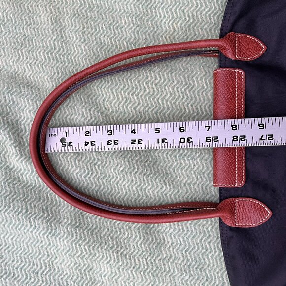 LONGCHAMP "Le Pliage - 'Shopping' - Modele Depose" - 11" height VVGUC - Picture 11 of 16